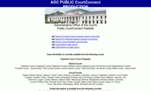 Links to PACER and CMECF, with brief descriptions of what each offers. . Caseinfo arkansas courts gov